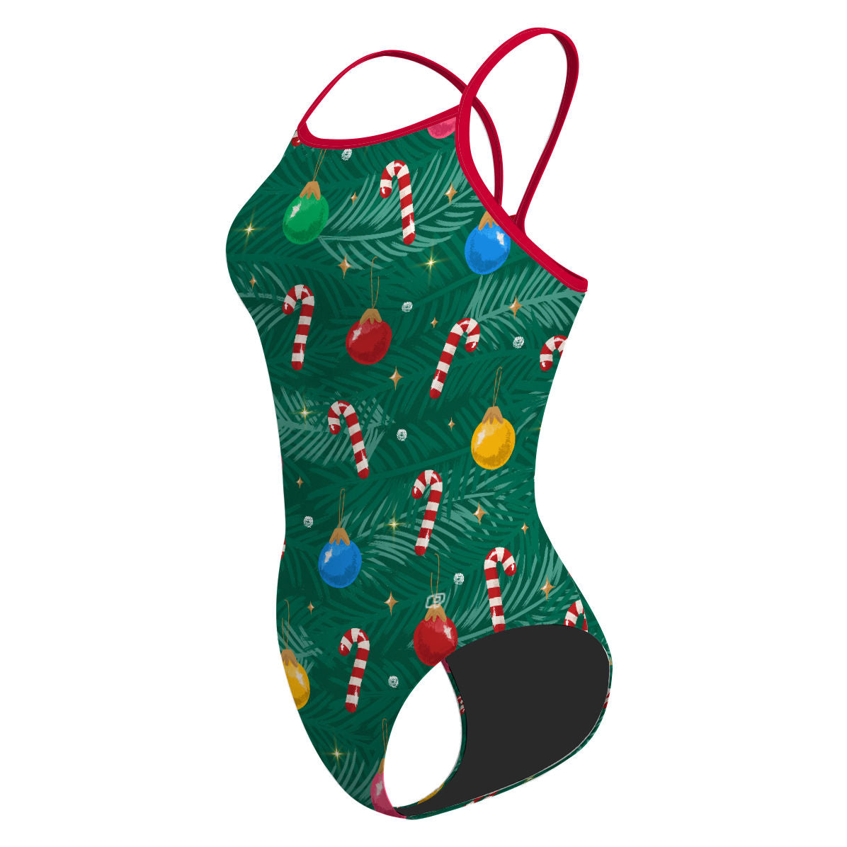 Colorful Christmas Tree - Traje de baño Skinny strap