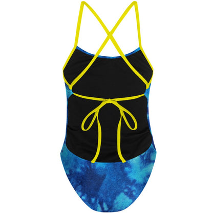 Tie Dye Blue - Tieback One Piece