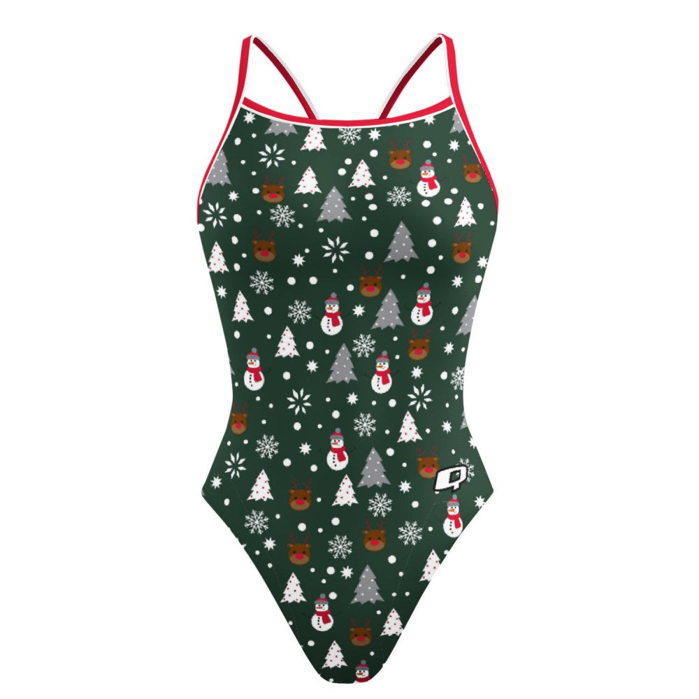 Green Xmas - Skinny Strap
