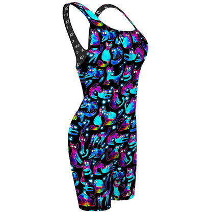 Space Kitties - Classic Strap Long Knee Women Jammer