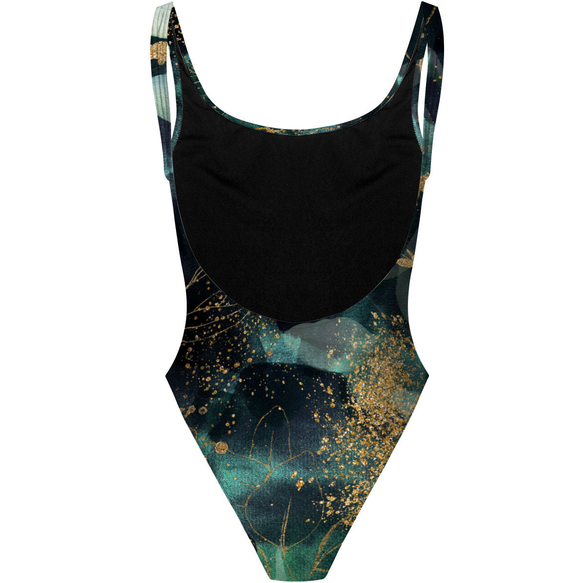 Gold Branch - High Hip One Piece Swimsuit