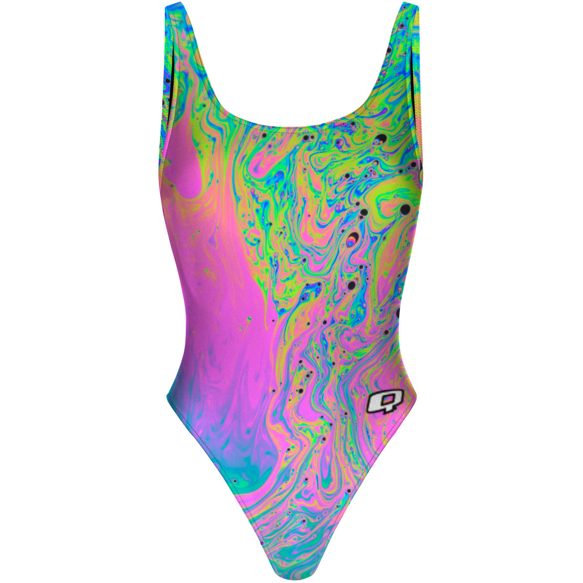 Psycho Head - High Hip One Piece Swimsuit