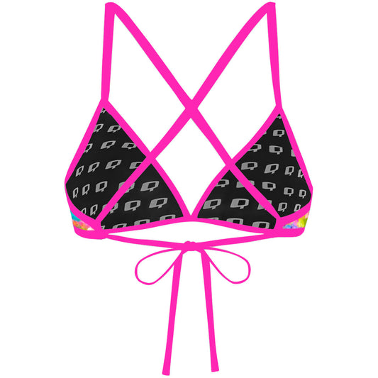 Spring Flowers - Tieback Bikini Top