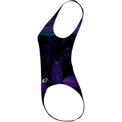 Wild Plants - High Hip One Piece Swimsuit