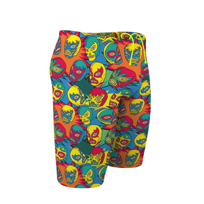 Comic Wrestling Masks Jammer Stock