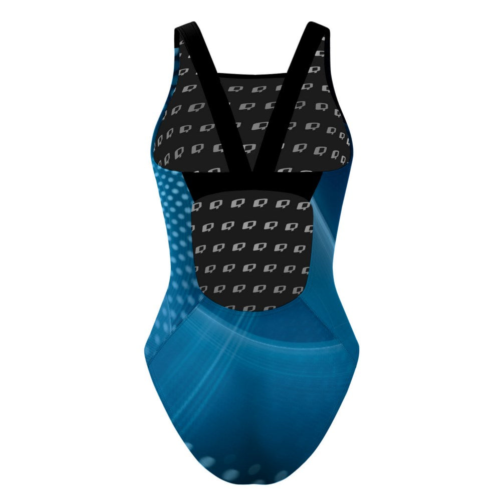 Blue Matrix Abstract - Classic Strap