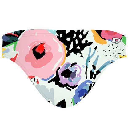 Floral Splash - Bandeau Bikini Bottom
