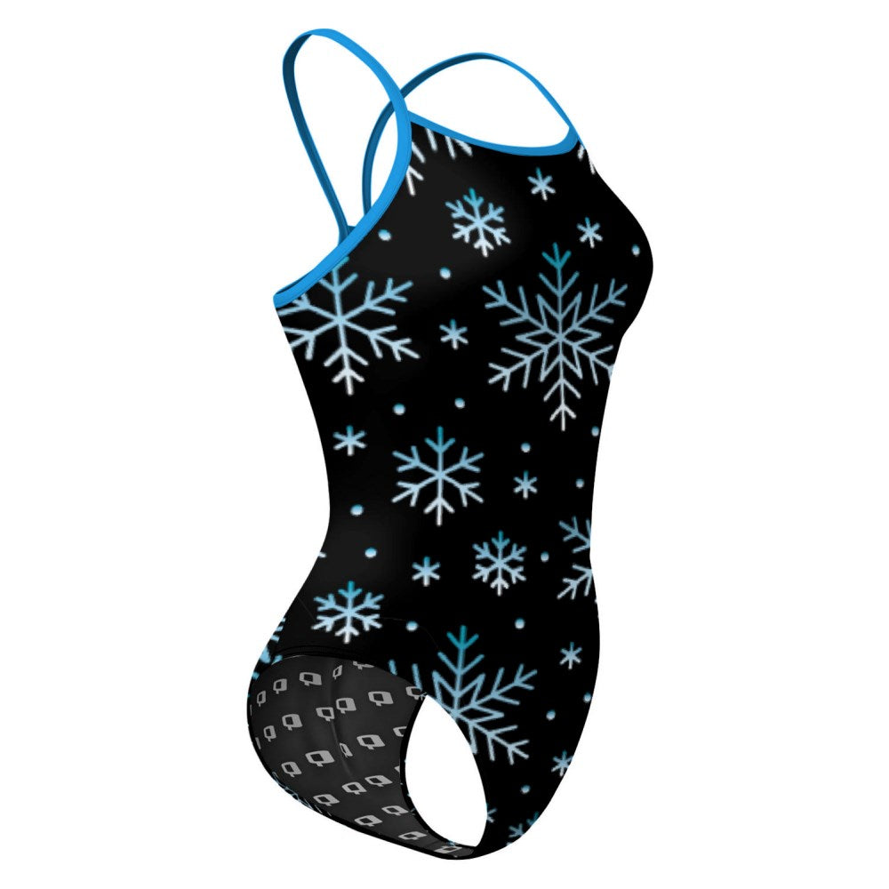 Snow flakes skinny strap