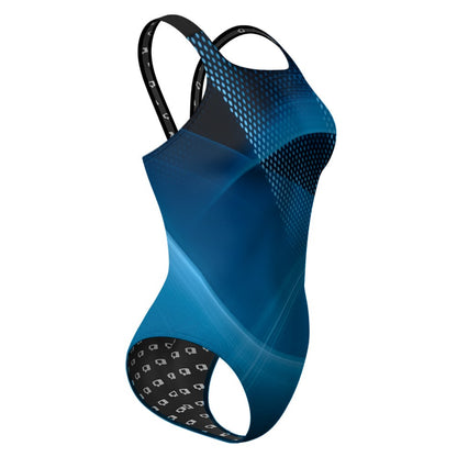 Blue Matrix Abstract - Classic Strap