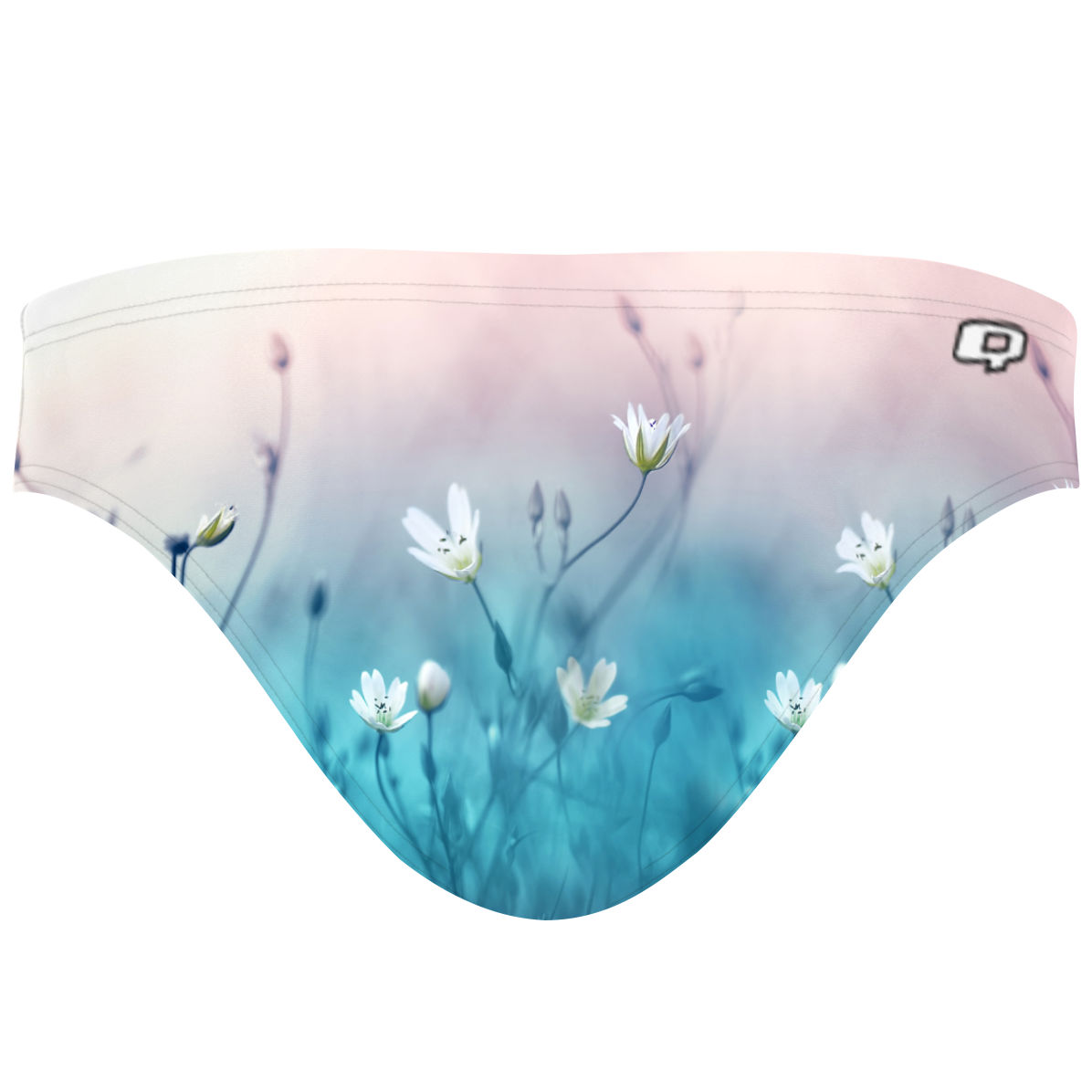 Delicate Flowers - Bikini bottom Bandeau
