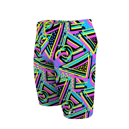 Purple 80s - Jammer Swimsuit