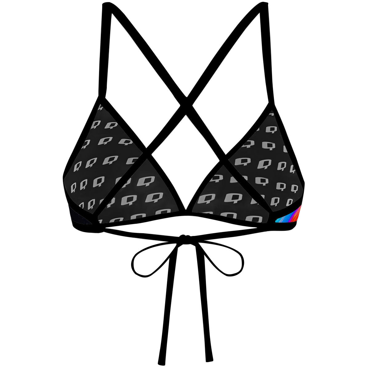 Unicorn Love - Tieback Bikini Top