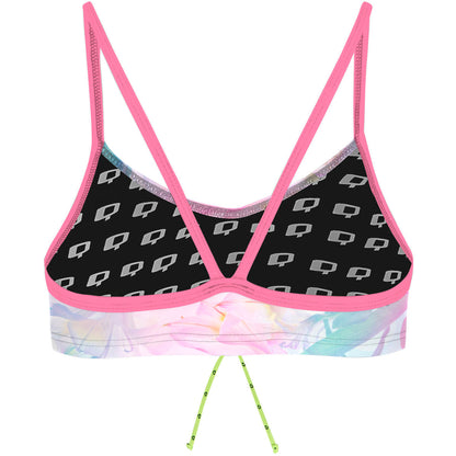 Dreamy Petals - Bandeau Bikini Top