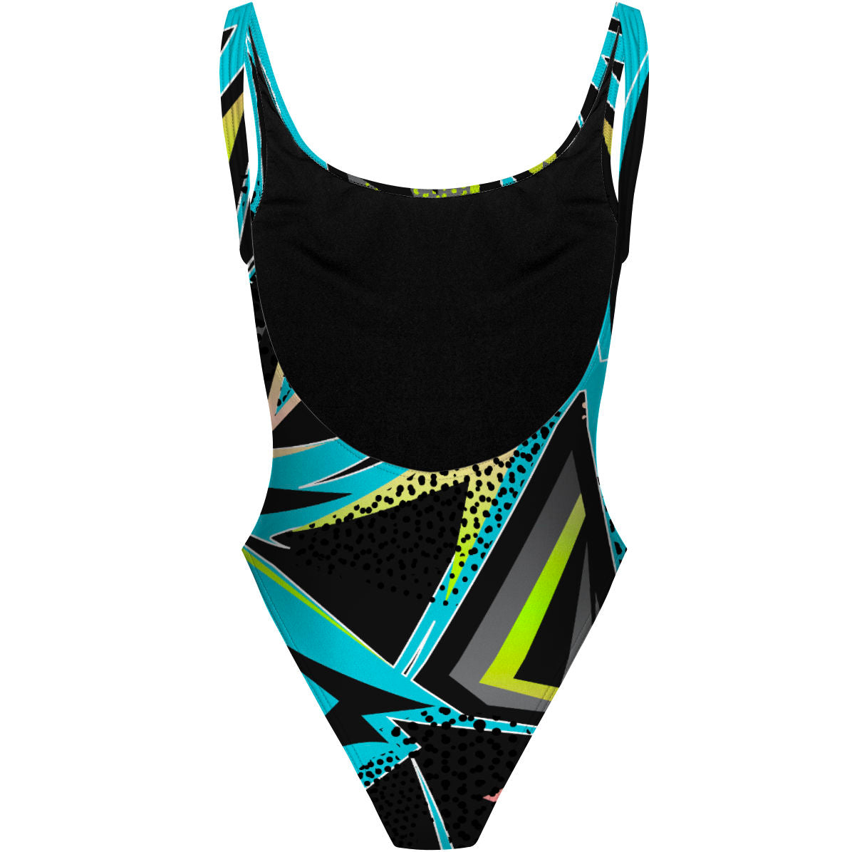 Distortia - High Hip One Piece Swimsuit