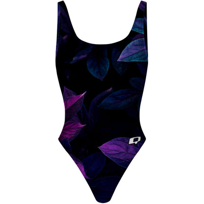Wild Plants - High Hip One Piece Swimsuit