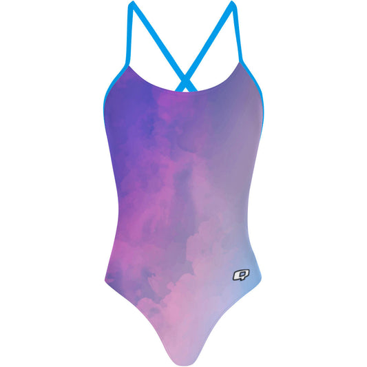 Clouds - Tieback One Piece Swimsuit