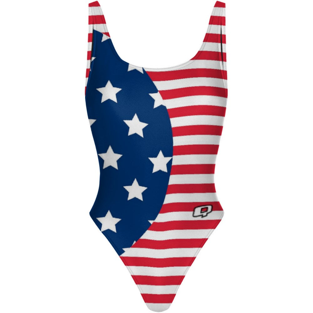 Stars and Stripes - High Hip One Piece