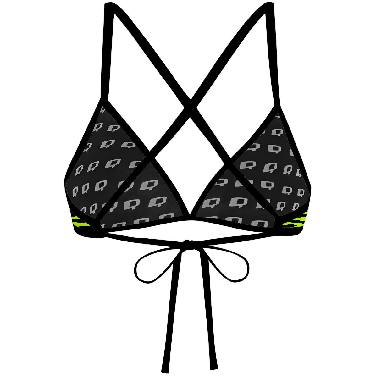 Spring Tiger Tieback Bikini Top