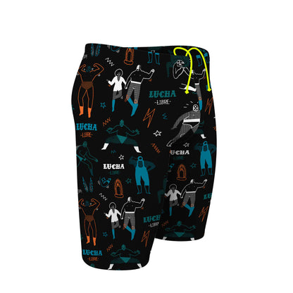 Wrestling Drawings - Jammer Swimsuit