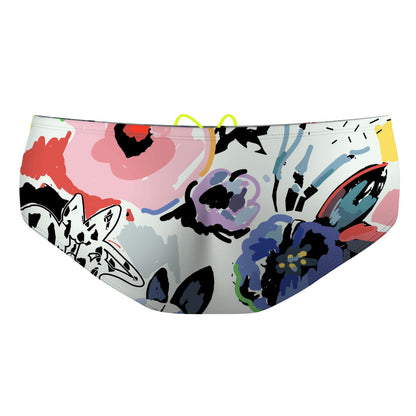 Floral Splash - Classic Brief Swimsuit