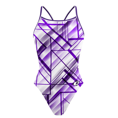 Purple GeoGem - Skinny Strap