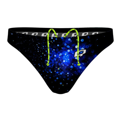Sparkle Burst Blue Waterpolo Brief