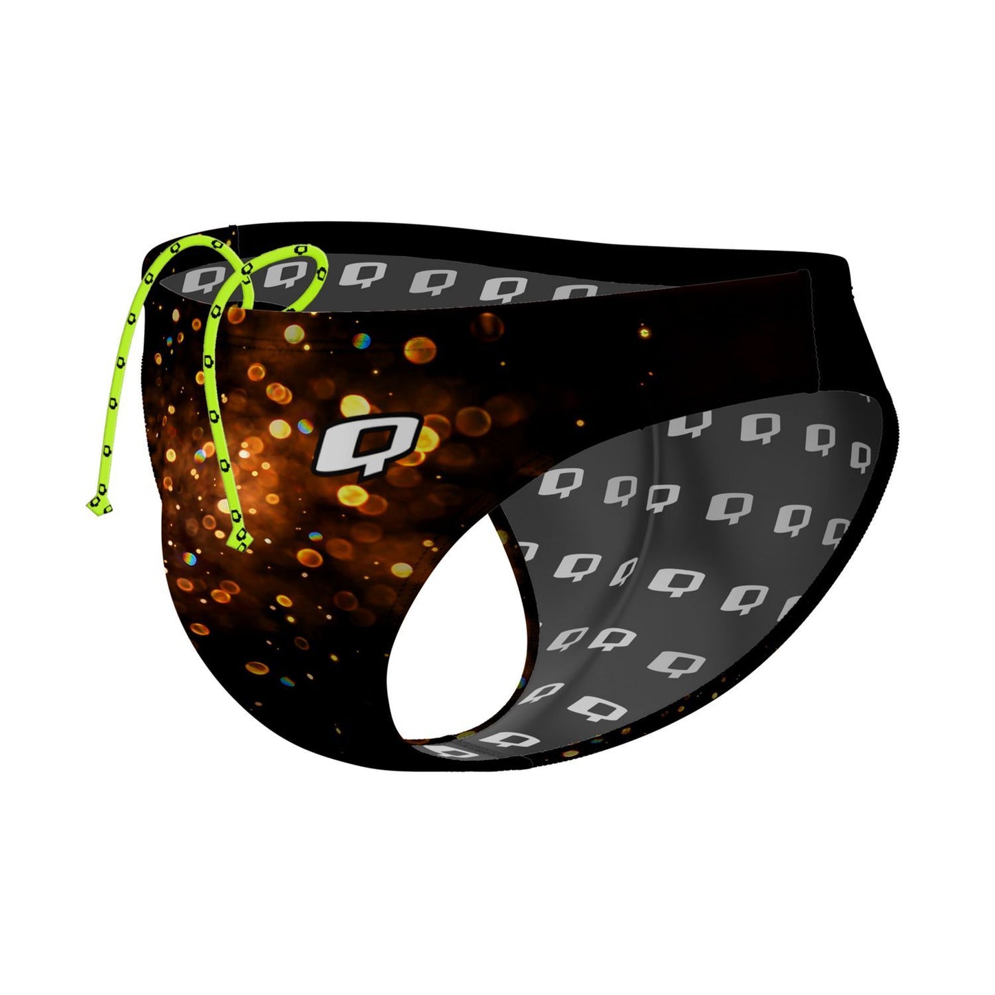 Sparkle Burst Gold Waterpolo Brief