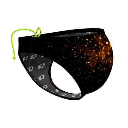 Sparkle Burst Gold Waterpolo Brief