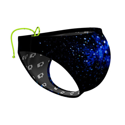 Sparkle Burst Blue Waterpolo Brief