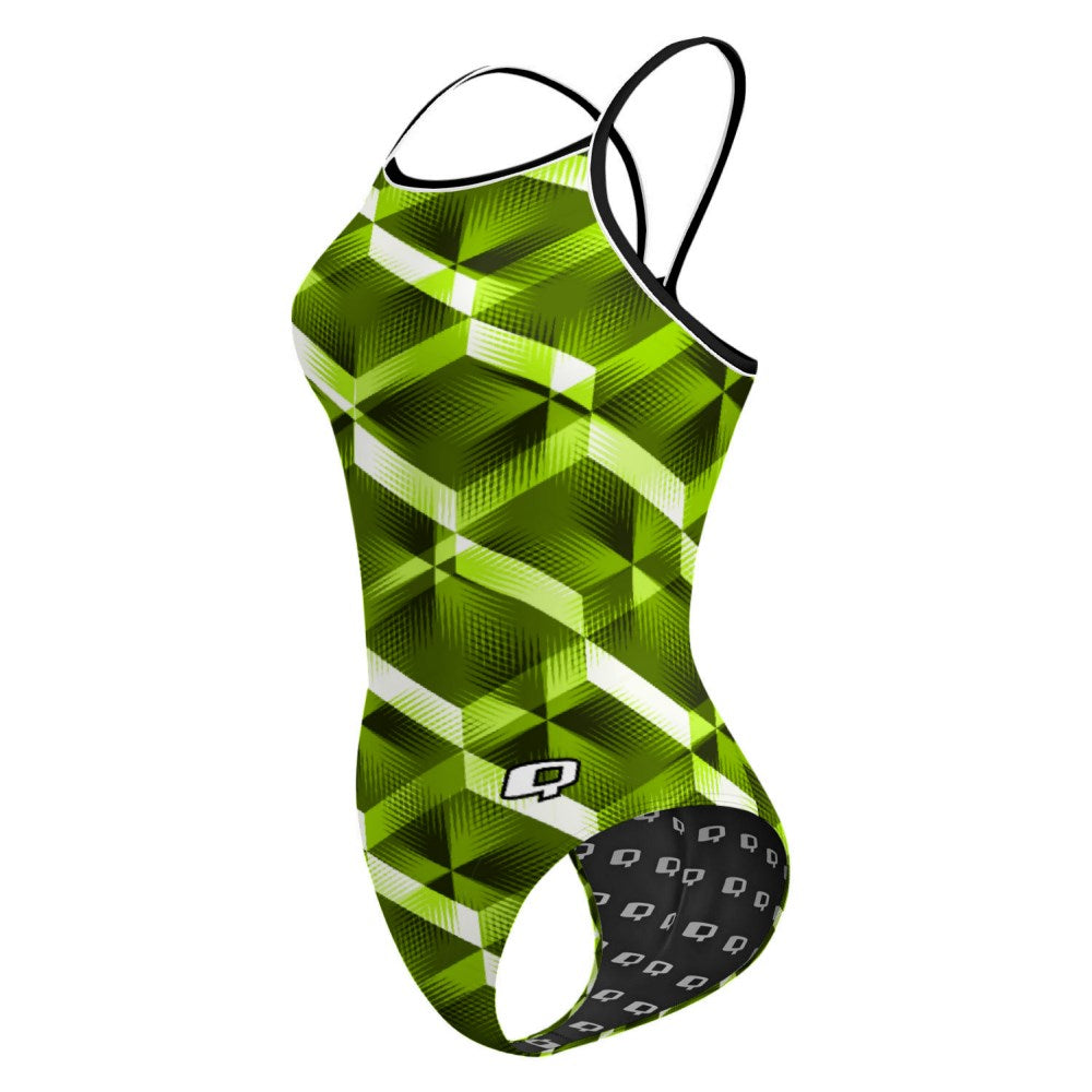 Green Diamond - Skinny Strap