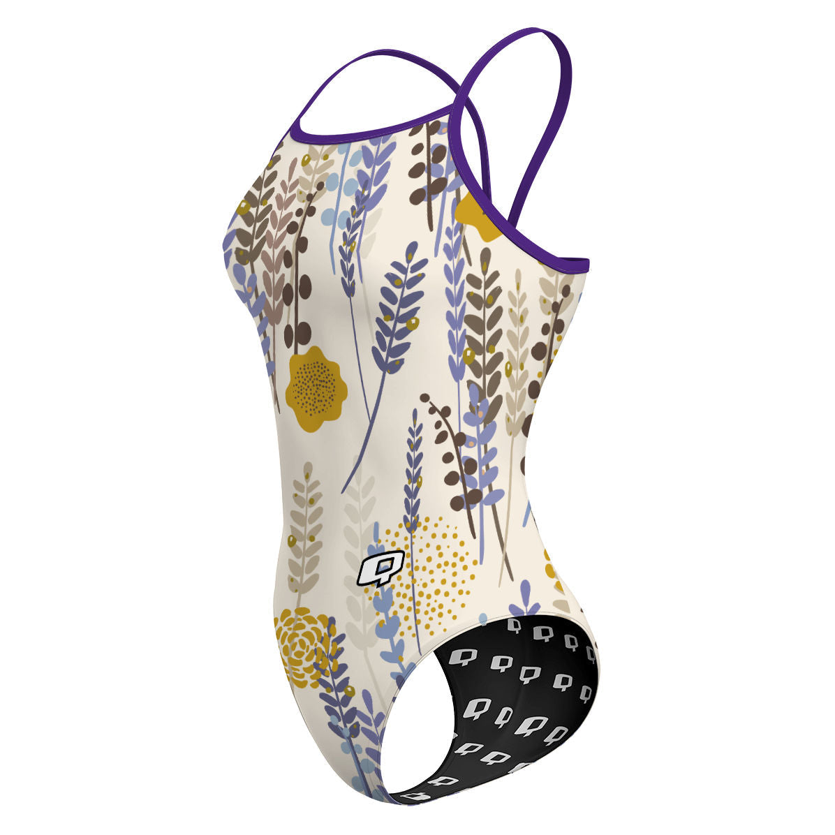 Lavender - Sunback Tank Swimsuit