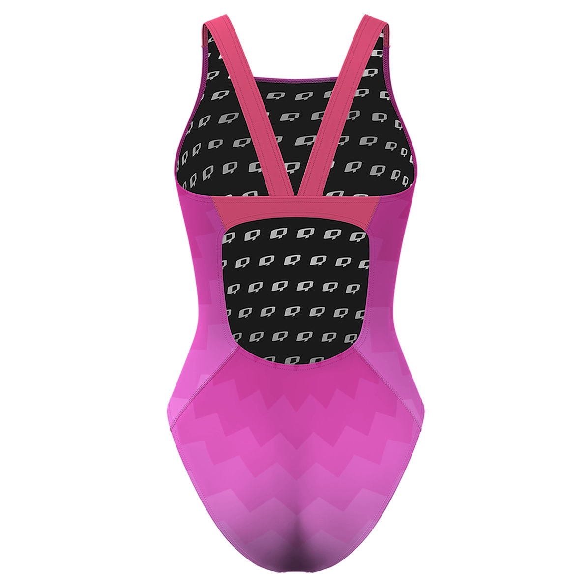 Pink Waves - Classic Strap Swimsuit