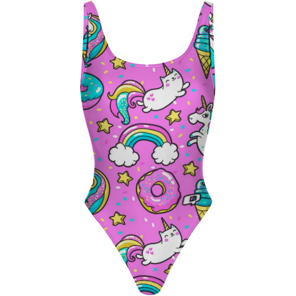 Confetti - High Hip One Piece