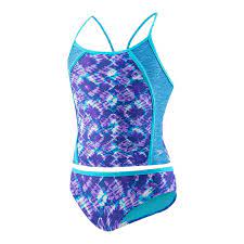 Traje de niña Infinite Tie Dye Tankini Speedo
