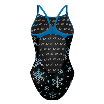 Snow flakes skinny strap