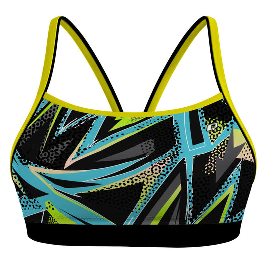 Distortia Classic Sports Bikini Top