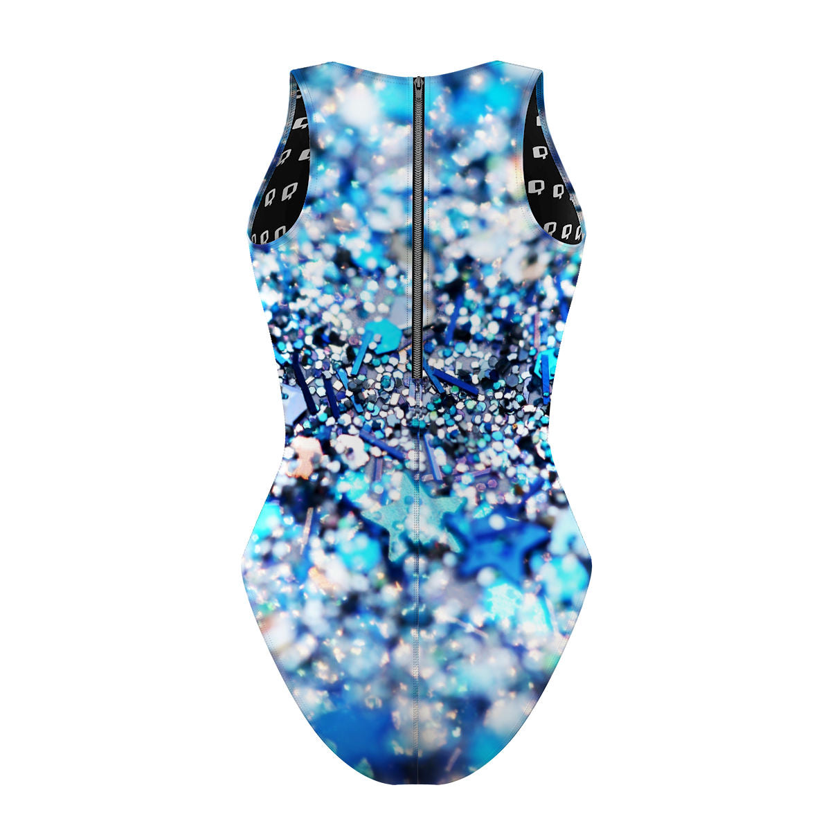Snow Glitter  - Women Waterpolo Swimsuit Classic Cut