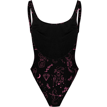 Good Witch - High Hip One Piece Swimsuit