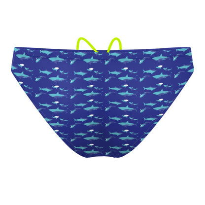 Shark Blue Waterpolo Brief