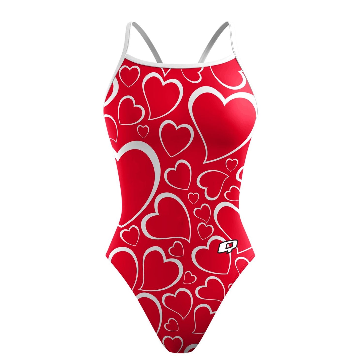 Double Hearted - Sunback Tank Swimsuit