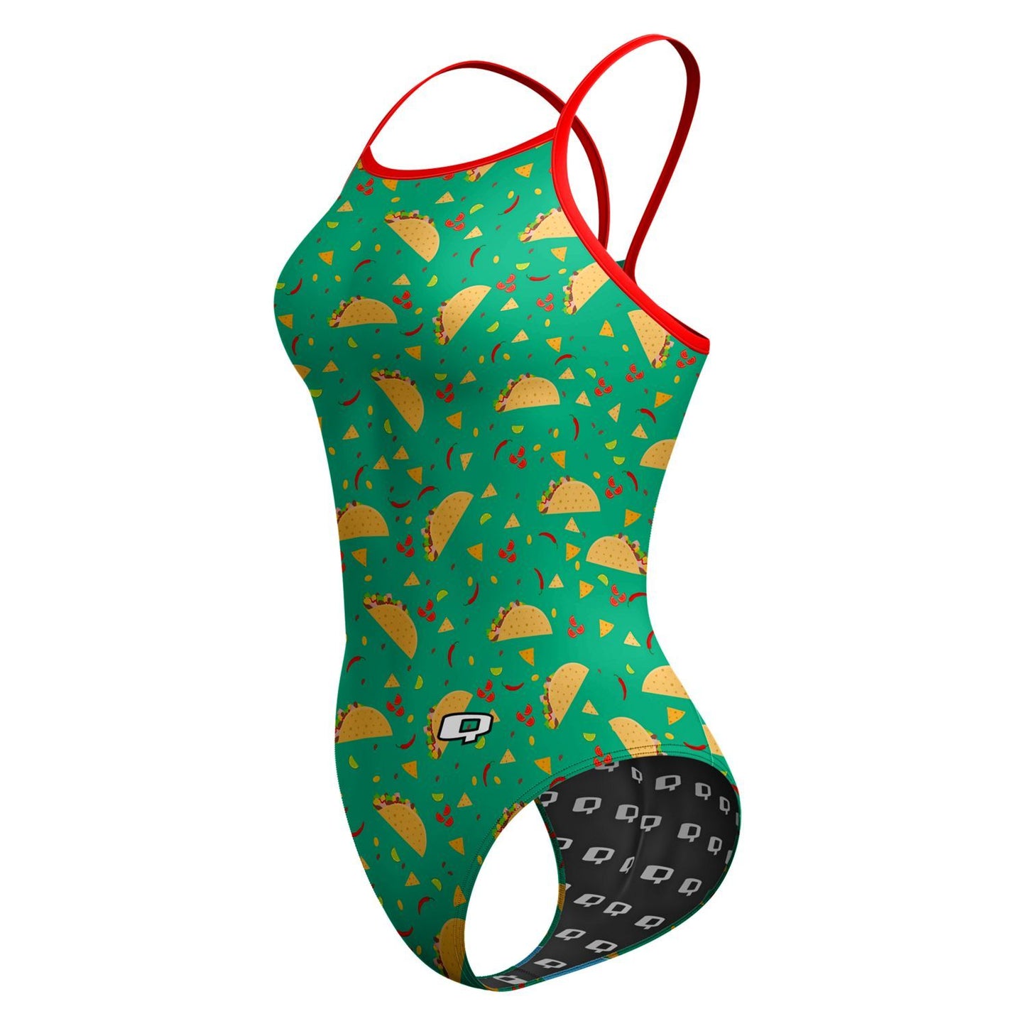 Taco 'Bout Swimming Skinny Strap