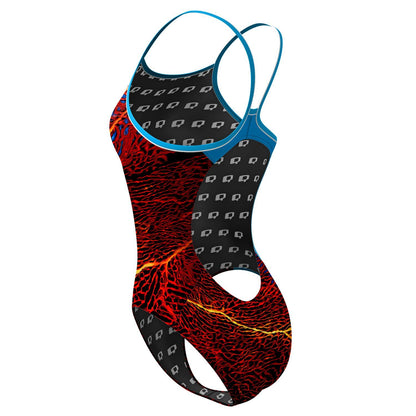 Breath of the Red Coral Skinny Strap