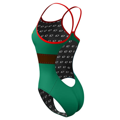 Santa's Helper Skinny Strap Swimsuit