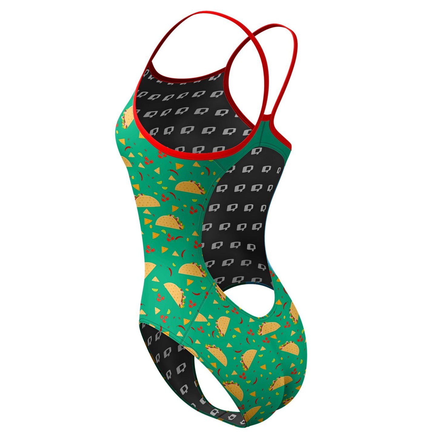 Taco 'Bout Swimming Skinny Strap